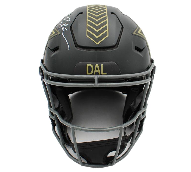 Deion Sanders Signed Cowboys Full-Size Authentic On-Field Salute to Service Alternate Speedflex Helmet (Beckett) at PristineAuction.com Deion Sanders Signed Cowboys Full-Size Authentic On-Field Salute to Service Alternate Speedflex Helmet (Beckett) at PristineAuction.com