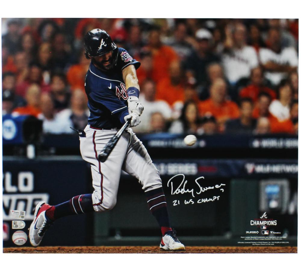 Dansby Swanson Signed Braves 16x20 Photo Inscribed "21 WS Champs" (Fanatics) at PristineAuction.com Dansby Swanson Signed Braves 16x20 Photo Inscribed "21 WS Champs" (Fanatics) at PristineAuction.com