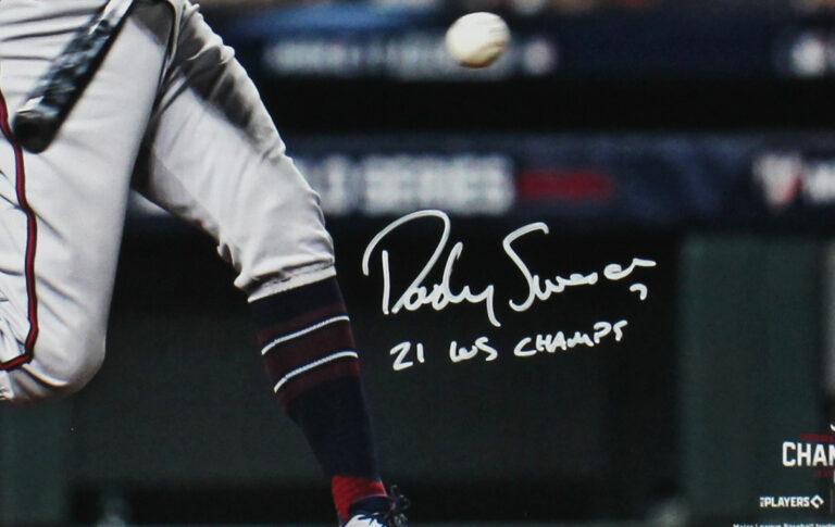 Dansby Swanson Signed Braves 16x20 Photo Inscribed "21 WS Champs" (Fanatics) at PristineAuction.com Dansby Swanson Signed Braves 16x20 Photo Inscribed "21 WS Champs" (Fanatics) at PristineAuction.com
