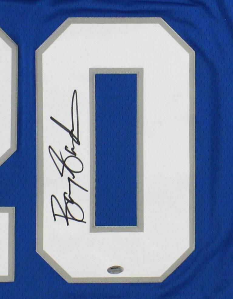 Barry Sanders Signed Lions Mitchell & Ness Authentic Jersey (Schwartz) at PristineAuction.com Barry Sanders Signed Lions Mitchell & Ness Authentic Jersey (Schwartz) at PristineAuction.com