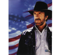Chuck Norris Signed 11x14 Photo (Radtke) at PristineAuction.com
