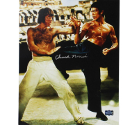 Chuck Norris Signed "Enter The Dragon" 11x14 Photo (Radtke) at PristineAuction.com