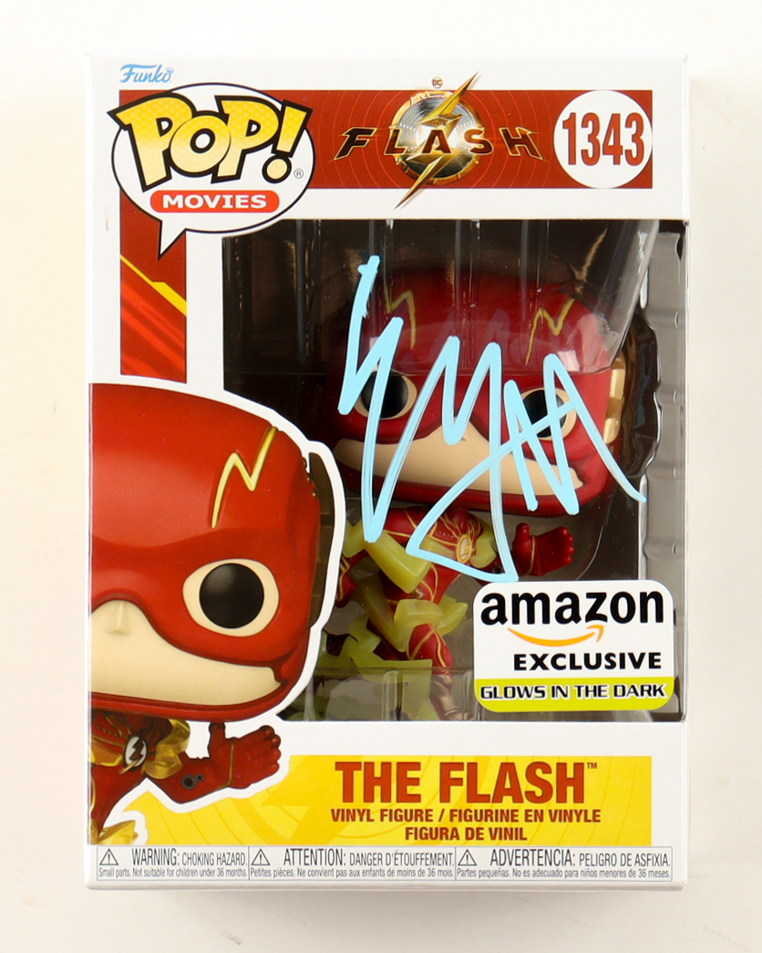 Ezra Miller Signed "The Flash" #1343 The Flash Funko Pop! Vinyl Figure (Celebrity Authentics) at PristineAuction.com Ezra Miller Signed "The Flash" #1343 The Flash Funko Pop! Vinyl Figure (Celebrity Authentics) at PristineAuction.com