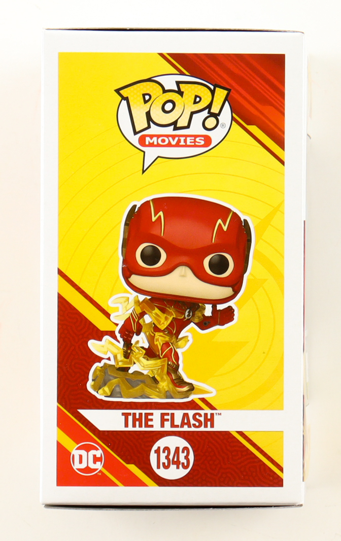 Ezra Miller Signed "The Flash" #1343 The Flash Funko Pop! Vinyl Figure (Celebrity Authentics) at PristineAuction.com Ezra Miller Signed "The Flash" #1343 The Flash Funko Pop! Vinyl Figure (Celebrity Authentics) at PristineAuction.com