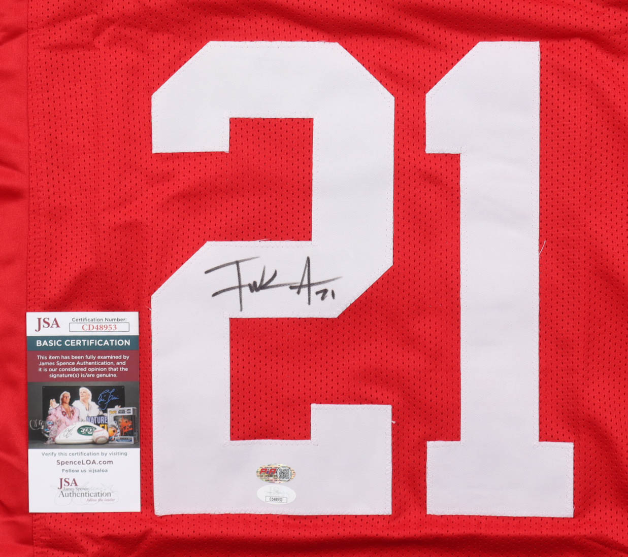 Frank Gore Signed Jersey (JSA) at PristineAuction.com Frank Gore Signed Jersey (JSA) at PristineAuction.com