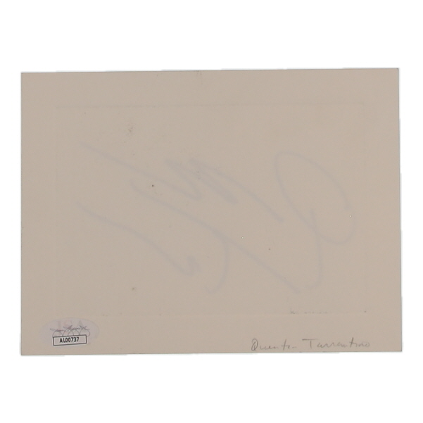 Quentin Tarantino Signed Cut (JSA) at PristineAuction.com Quentin Tarantino Signed Cut (JSA) at PristineAuction.com