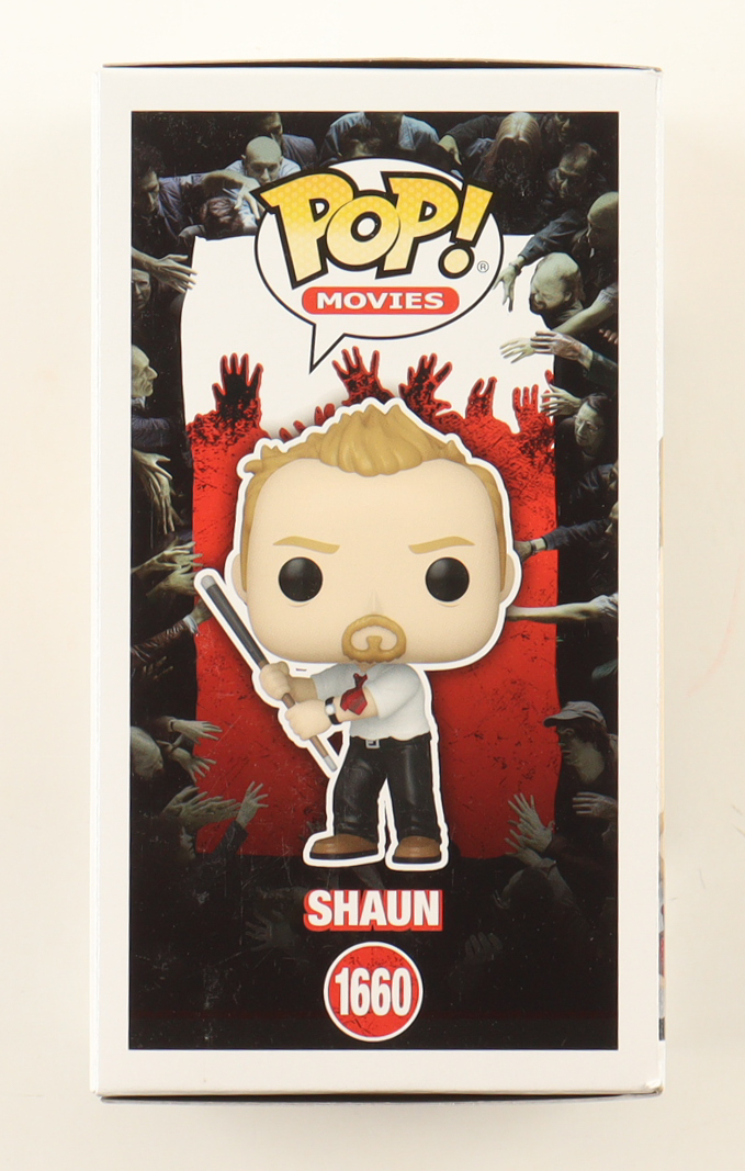 Simon Pegg Signed "Shaun of the Dead" #1660 Shaun Funko Pop! Vinyl Figure Inscribed "Shaun" (Beckett) at PristineAuction.com Simon Pegg Signed "Shaun of the Dead" #1660 Shaun Funko Pop! Vinyl Figure Inscribed "Shaun" (Beckett) at PristineAuction.com