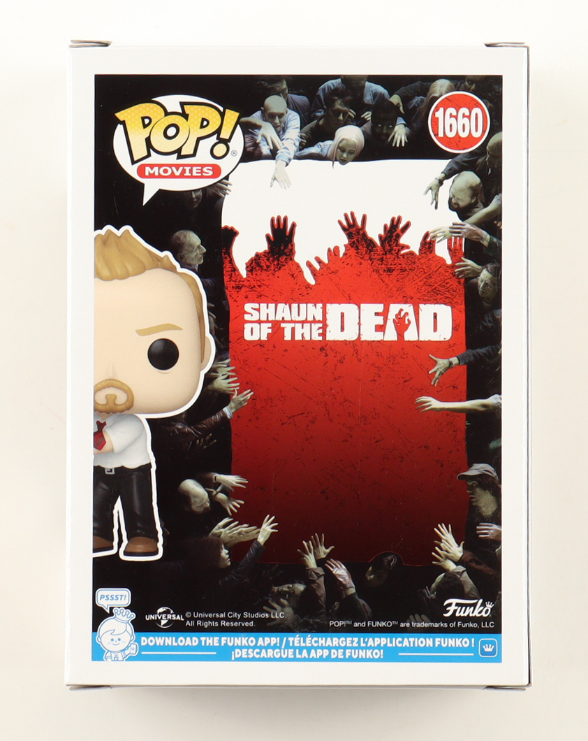 Simon Pegg Signed "Shaun of the Dead" #1660 Shaun Funko Pop! Vinyl Figure Inscribed "Shaun" (Beckett) at PristineAuction.com Simon Pegg Signed "Shaun of the Dead" #1660 Shaun Funko Pop! Vinyl Figure Inscribed "Shaun" (Beckett) at PristineAuction.com