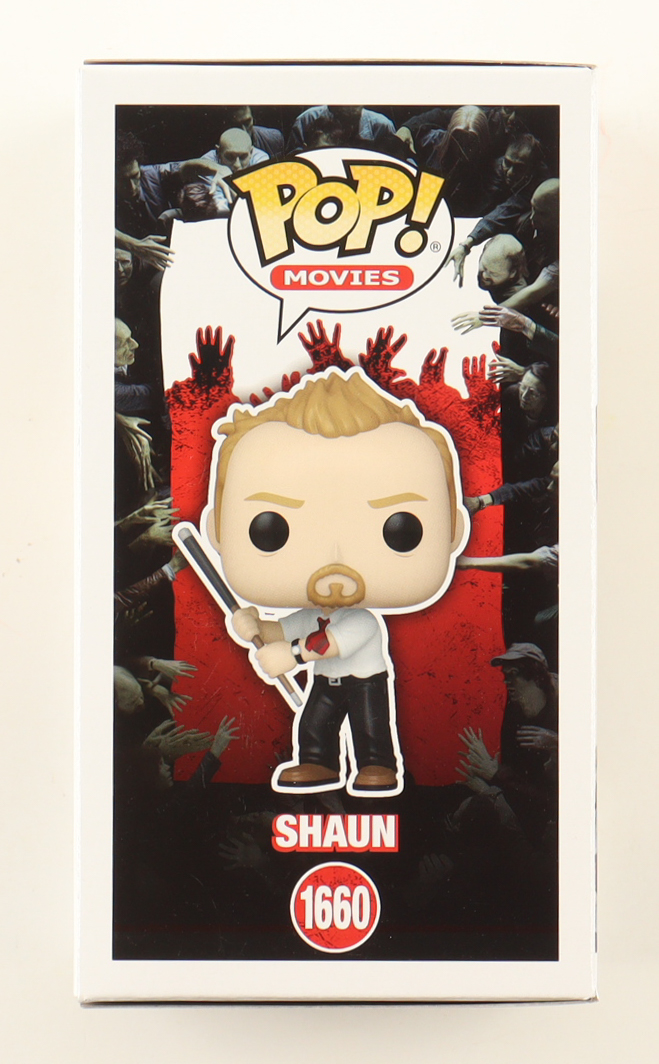 Simon Pegg Signed "Shaun of the Dead" #1660 Shaun Funko Pop! Vinyl Figure Inscribed "Shaun" (Beckett) at PristineAuction.com Simon Pegg Signed "Shaun of the Dead" #1660 Shaun Funko Pop! Vinyl Figure Inscribed "Shaun" (Beckett) at PristineAuction.com