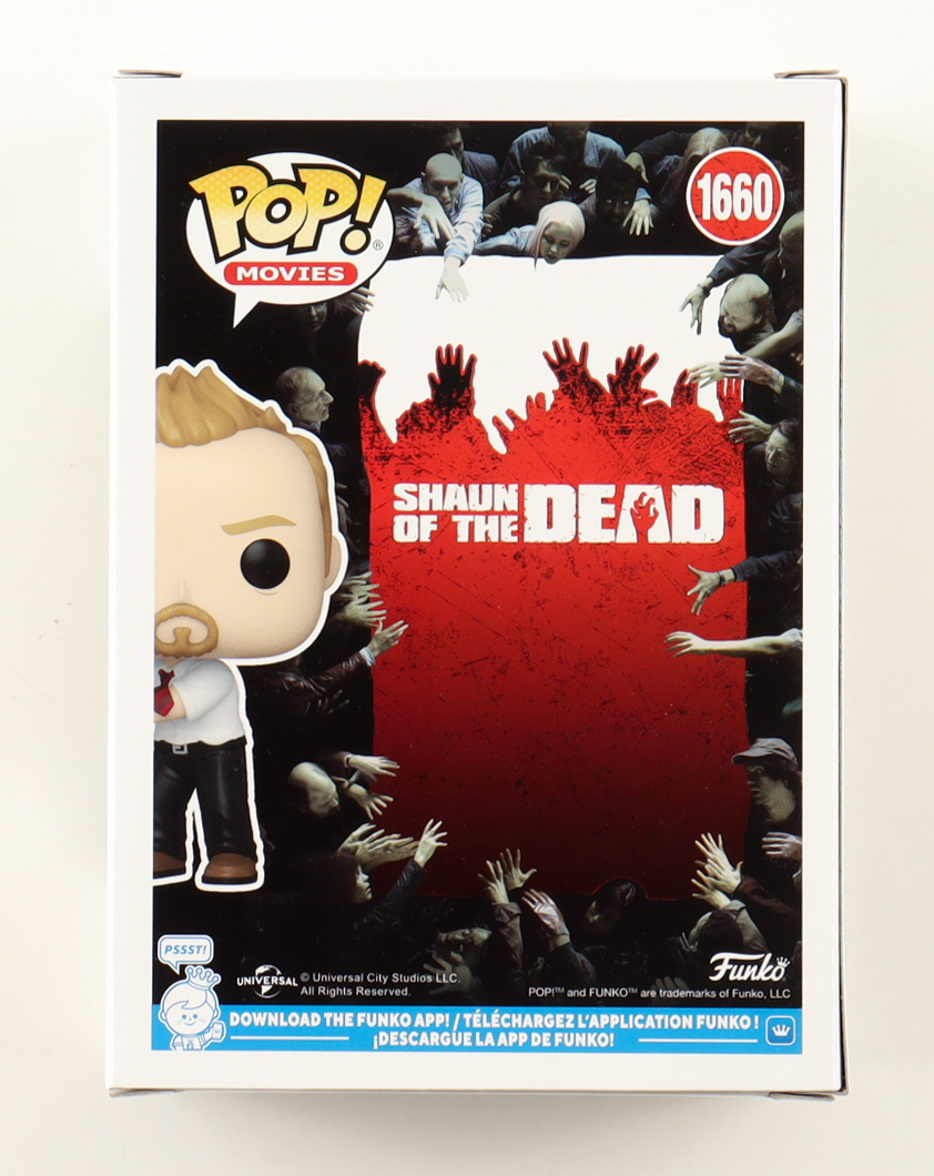 Simon Pegg Signed "Shaun of the Dead" #1660 Shaun Funko Pop! Vinyl Figure Inscribed "Shaun" (Beckett) at PristineAuction.com Simon Pegg Signed "Shaun of the Dead" #1660 Shaun Funko Pop! Vinyl Figure Inscribed "Shaun" (Beckett) at PristineAuction.com