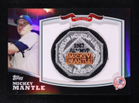 Mickey Mantle Topps 2010 Patches 1957 AL MVP #HOF-MM2 at PristineAuction.com