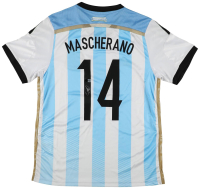 Javier Mascherano Signed Argentina National Team Adidas Jersey (Beckett) at PristineAuction.com