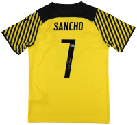 Jadon Sancho Signed Borussia Dortmund Puma Jersey (Beckett) at PristineAuction.com