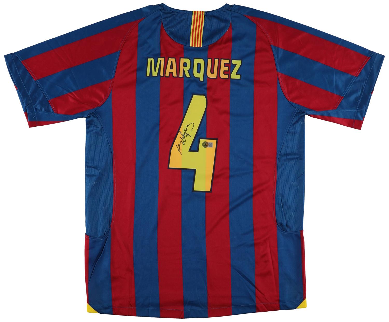 Rafael Marquez Signed FC Barcelona Jersey (Beckett) at PristineAuction.com Rafael Marquez Signed FC Barcelona Jersey (Beckett) at PristineAuction.com
