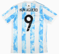 Sergio Kun Aguero Signed Argentina National Team Adidas Jersey (Beckett) at PristineAuction.com