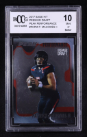 Patrick Mahomes II 2017 SAGE HIT Premier Draft Peak Performance #PKPM RC (BCCG 10) at PristineAuction.com