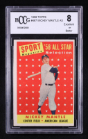 Mickey Mantle 1958 Topps AS TP #487 (BCCG 8) at PristineAuction.com
