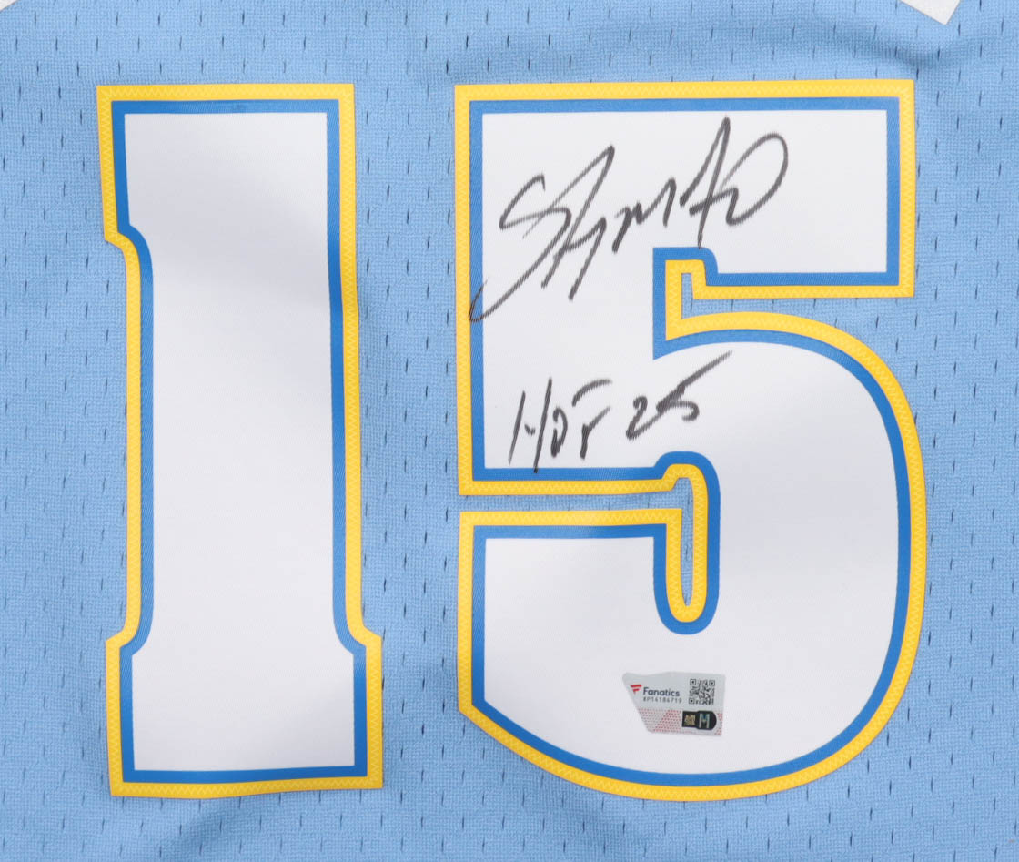 Carmelo Anthony Signed Nuggets Mitchell & Ness Authentic Jersey Inscribed "HOF 25" (Fanatics) at PristineAuction.com Carmelo Anthony Signed Nuggets Mitchell & Ness Authentic Jersey Inscribed "HOF 25" (Fanatics) at PristineAuction.com
