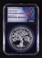 2025 Croatia 4€ Euro King Tomislav - 1oz .925 Silver Coin - Mintage of 2,000 (NGC PF67 ULTRA CAMEO) at PristineAuction.com