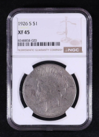 1926-S Peace Silver $1 Dollar (NGC XF45) at PristineAuction.com