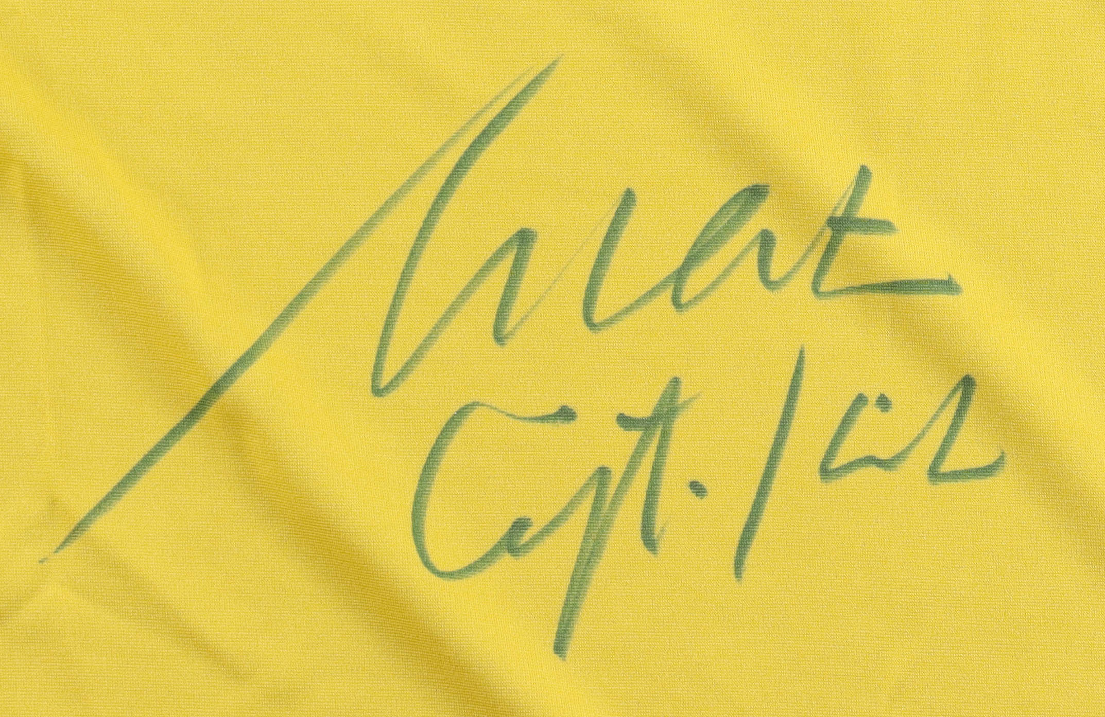 William Shatner Signed "Star Trek" Prop Uniform Shirt Inscribed "Captain Kirk" (JSA) at PristineAuction.com William Shatner Signed "Star Trek" Prop Uniform Shirt Inscribed "Captain Kirk" (JSA) at PristineAuction.com