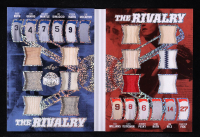 2025 Leaf The Rivalry A Bronx Legacy Game-Used Memorabilia Booklet Silver Sparkle with Babe Ruth / Ted Williams / Lou Gehrig / Carl Yastrzemski #TR3 #2/4 at PristineAuction.com