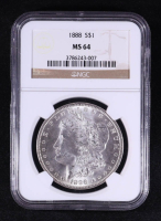 1888 Morgan Silver $1 Dollar (NGC MS64) at PristineAuction.com