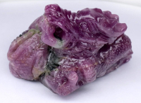 348.07 Carats Natural Ruby Dragon Carving | Estimated Retail Value: $1,450 (UGL Cert) at PristineAuction.com