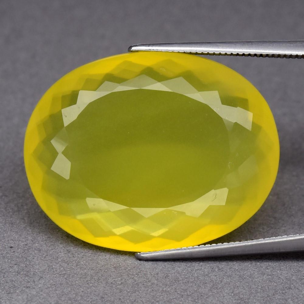 27.38 Carats Natural Yellow Opal Loose | Estimated Retail Value $4,000 (UGL Cert) at PristineAuction.com 27.38 Carats Natural Yellow Opal Loose | Estimated Retail Value $4,000 (UGL Cert) at PristineAuction.com