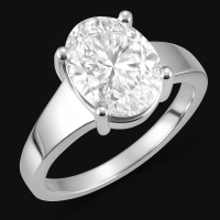 New 1.02 Carats Lab Grown Diamond Ring D, VS2 | Estimated Retail Value: $2,800 (UGL & IGI Certs) at PristineAuction.com