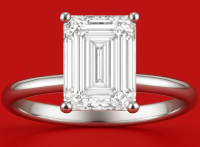 New 1.42 Carats Lab Grown Diamond Ring F, VS2 | Estimated Retail Value: $3,500 (UGL & IGI Certs) at PristineAuction.com