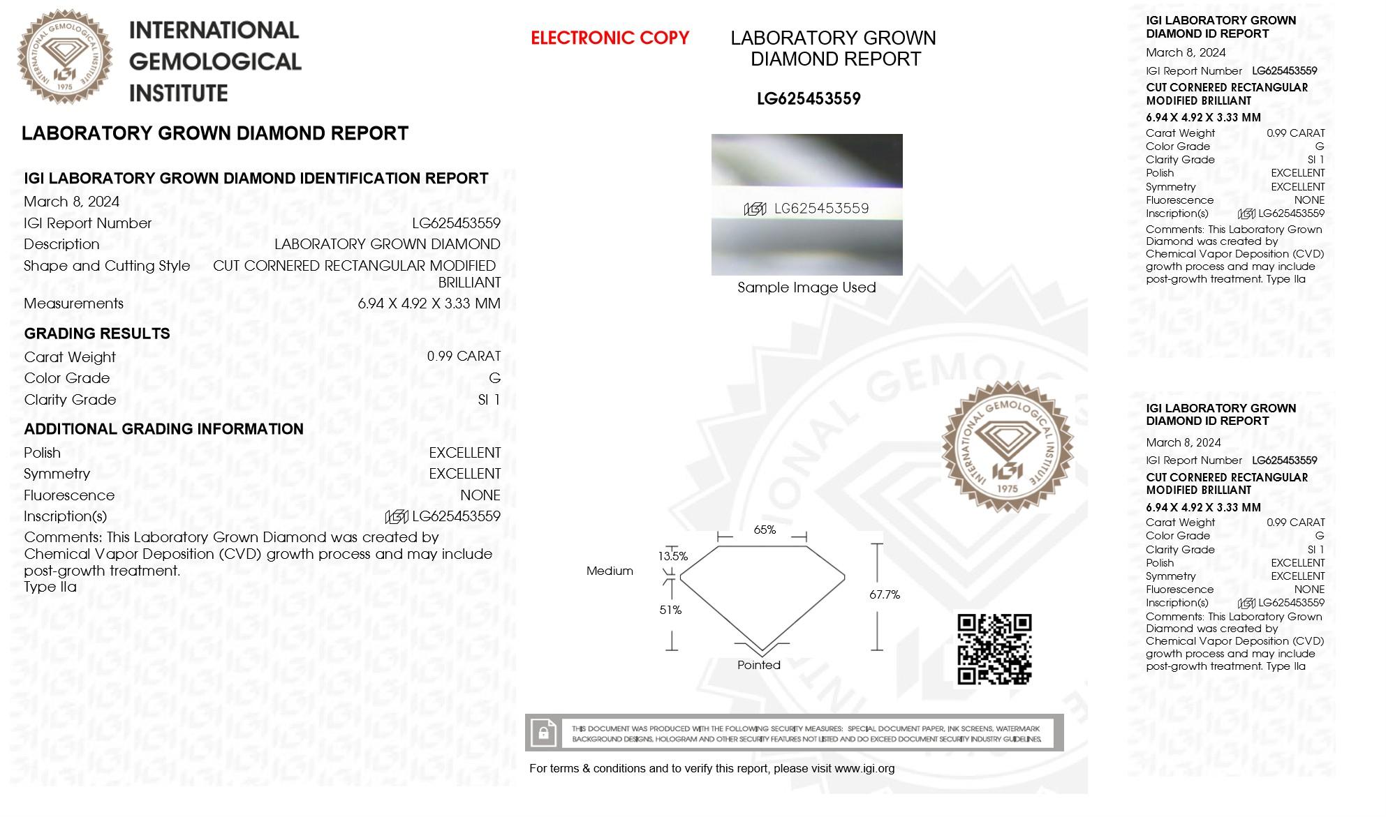 New 1.98 Carats Lab Grown Diamond Stud Earrings G, SI1 | Estimated Retail Value: $4,500 (UGL & IGI Certs) at PristineAuction.com New 1.98 Carats Lab Grown Diamond Stud Earrings G, SI1 | Estimated Retail Value: $4,500 (UGL & IGI Certs) at PristineAuction.com