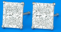 New 1.98 Carats Lab Grown Diamond Stud Earrings  G, SI1 | Estimated Retail Value: $4,500 (UGL & IGI Certs) at PristineAuction.com