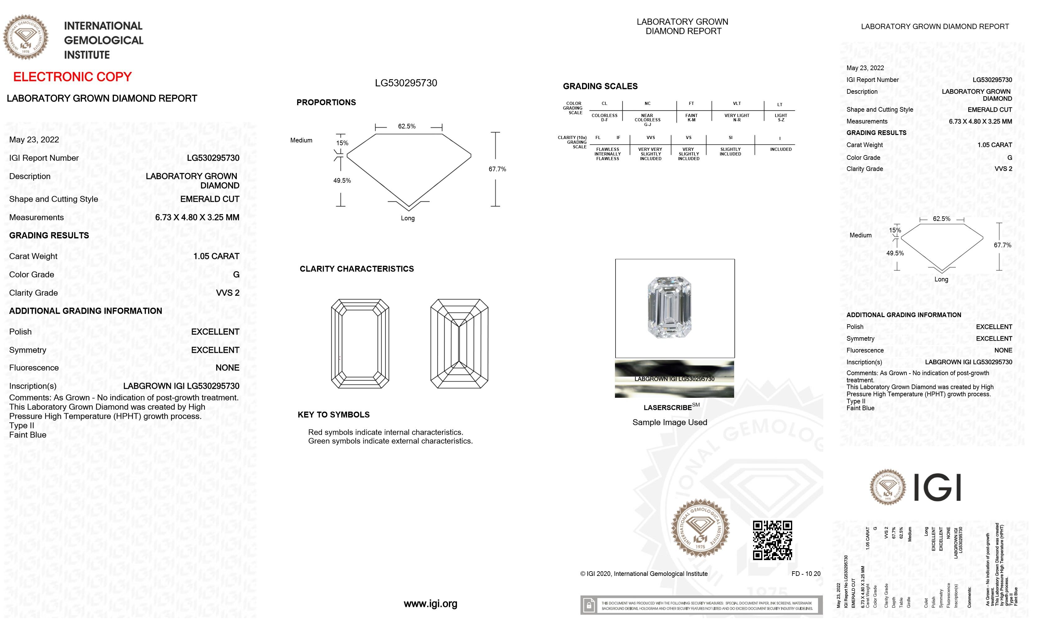New 2.13 Carats Lab Grown Diamond Stud Earrings G, VVS2 | Estimated Retail Value: $3,700 (UGL & IGI Certs) at PristineAuction.com New 2.13 Carats Lab Grown Diamond Stud Earrings G, VVS2 | Estimated Retail Value: $3,700 (UGL & IGI Certs) at PristineAuction.com