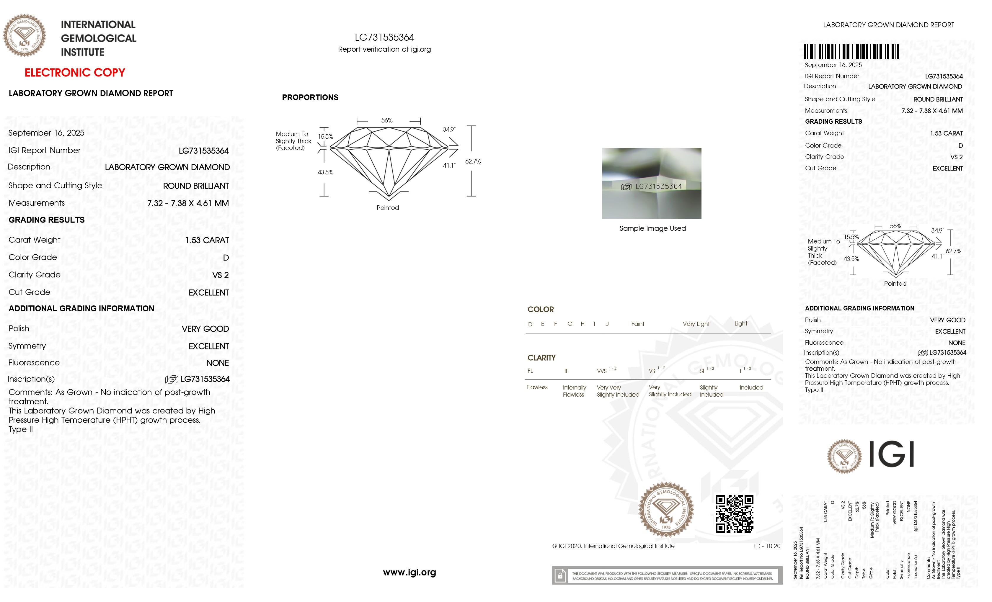 14kt Gold New 3.03 Carats Lab Grown Diamond Stud Earrings D, VS2 | Estimated Retail Value: $6,000 (UGL & IGI Certs) at PristineAuction.com 14kt Gold New 3.03 Carats Lab Grown Diamond Stud Earrings D, VS2 | Estimated Retail Value: $6,000 (UGL & IGI Certs) at PristineAuction.com