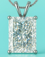 New 3.05 Carats Lab Grown Diamond Pendant  E, VS2 | Estimated Retail Value: $6,000 (UGL & IGI Certs) at PristineAuction.com