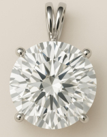 New 3.80 Carats Lab Grown Diamond Pendant  G, VS2 | Estimated Retail Value: $6,800 (UGL & IGI Certs) at PristineAuction.com