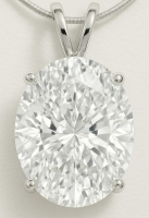 New 4.00 Carats Lab Grown Diamond Pendant  D, VS2 | Estimated Retail Value: $7,500 (UGL & IGI Certs) at PristineAuction.com