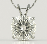 14kt Gold New 5.02 Carats Lab Grown Diamond Pendant  G, VVS2 | Estimated Retail Value: $9,500 (UGL & IGI Certs) at PristineAuction.com