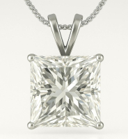 New 6.01 Carats Lab Grown Diamond Pendant  E, VS2 | Estimated Retail Value: $10,700 (UGL & IGI Certs) at PristineAuction.com