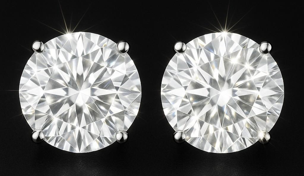 Platinum New 6.20 Carats Lab Grown Diamond Stud Earrings G, VVS2 | Estimated Retail Value: $10,500 (UGL & IGI Certs) at PristineAuction.com Platinum New 6.20 Carats Lab Grown Diamond Stud Earrings G, VVS2 | Estimated Retail Value: $10,500 (UGL & IGI Certs) at PristineAuction.com
