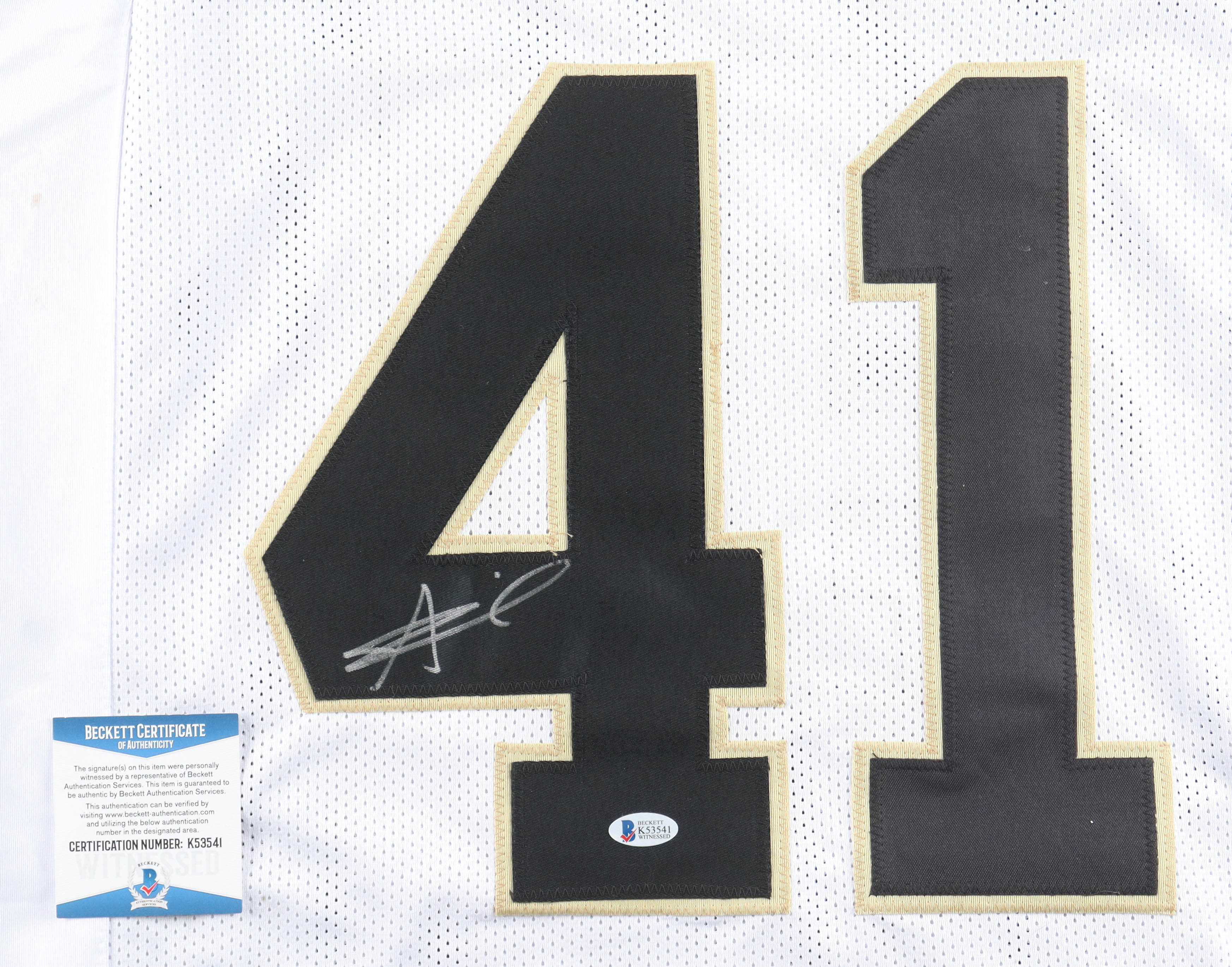 Alvin Kamara Signed Jersey (Beckett) at PristineAuction.com Alvin Kamara Signed Jersey (Beckett) at PristineAuction.com
