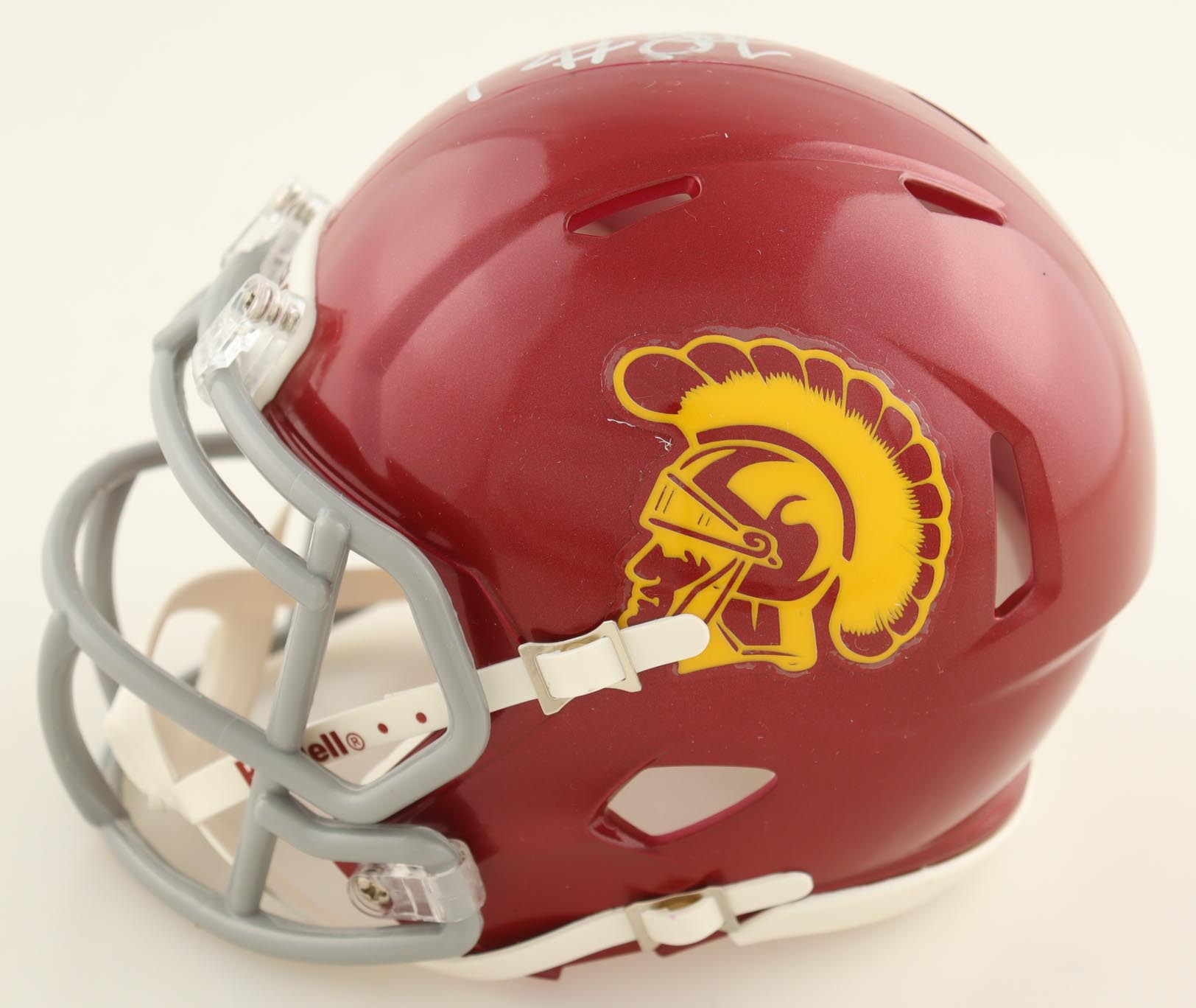 LenDale White Signed USC Trojans Speed Mini Helmet (PIA) at PristineAuction.com LenDale White Signed USC Trojans Speed Mini Helmet (PIA) at PristineAuction.com