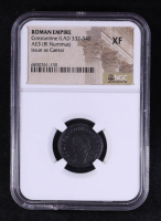 Roman Empire - Constantine II, AD 337-340, AE3 (BI Nummus) - Issued as Caesar (NGC XF) at PristineAuction.com