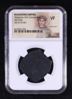Byzantine Empire - Heraclius & Heraclius Constantine, AD 610-641, AE Follis (NGC VF) at PristineAuction.com