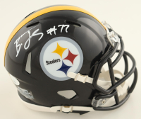 Broderick Jones Signed Steelers Speed Mini Helmet (JSA) at PristineAuction.com