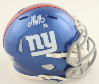 Jalin Hyatt Signed Giants Speed Mini Helmet (Beckett) at PristineAuction.com