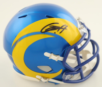 Gerald Everett Signed Rams Speed Mini Helmet (JSA) at PristineAuction.com