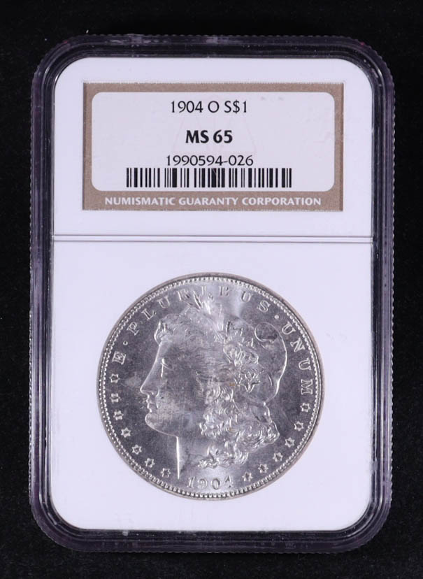 1904-O Morgan Silver $1 Dollar (NGC MS65) at PristineAuction.com 1904-O Morgan Silver $1 Dollar (NGC MS65) at PristineAuction.com