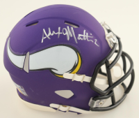 Alexander Mattison Signed Vikings Speed Mini Helmet (PlayersInk) at PristineAuction.com